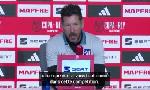 Revoir Simeone : « les joueurs ont absolument tout donné » : du 03 Avril