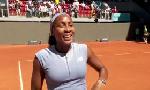 Revoir L'interview de coco gauff interrompue par la coupure de courant en espagne : du 28 Avril