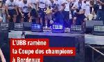 Revoir La fête dans bordeaux pour célébrer le sacre de l'ubb en coupe des champions : du 25 Mai