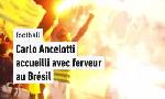 Revoir Drapeaux, fumigènes, tambours... carlo ancelotti accueilli avec ferveur à son arrivée au brésil : du 26 Mai