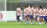 Revoir Mbock de retour à l'entraînement avant le pays de galles : du 08 Juillet