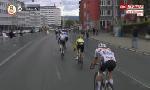 Revoir Van poppel vainqueur de la 3e étape après un sprint houleux : du 23 Aout