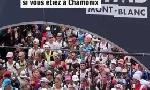 Revoir Le départ vu depuis le balcon de la mairie de chamonix. : du 29 Aout