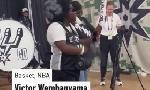 Revoir Carnet de notes et tambour en main, victor wembanyama a lancé son casting d?ultras à san antonio : du 15 Septembre