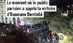 Revoir Les supporters du psg célèbrent le sacre d'ousmane dembélé : du 23 Septembre