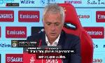 Revoir Mourinho se plaint (déjà) contre l'arbitrage et rio ave après le nul de benfica : du 24 Septembre