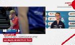 Revoir Félix lebrun, après la qualification des bleus en quarts de finale de l'euro par équipes du 16 Octobre