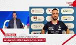 Revoir Simon gauzy, après la qualification de l'équipe de france en finale de l'euro du 18 Octobre