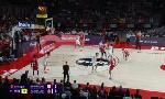 Revoir Mike james et alpha diallo portent monaco sur le parquet de l'olympiakos en euroligue du 29 Octobre