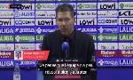 Revoir Diego simeone remercie les entrants et... la chance aprs la victoire de l?atltico contre getafe du 24 Novembre