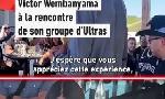 Revoir Quand victor wembanyama rend visite aux spurs jackals, le groupe de supporters qu'il a cr  san antonio du 27 Novembre