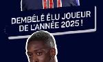Revoir Ousmane demb�l� �lu joueur de l'ann�e par la fifa du 16 D�cembre