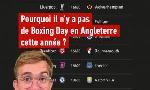 Revoir Pourquoi il n'y a pas de boxing day en premier league cette ann�e ? du 24 D�cembre