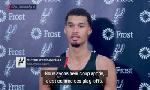 Revoir Victor wembanyama (spurs) raconte ce qu?il a appris des 3 succ�s contre okc du 26 D�cembre