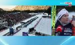 Revoir Justine braisaz-bouchet positive apr�s sa 8e place dans le sprint de ruhpolding du 16 Janvier