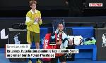 Revoir En larmes, hugo gaston abandonne face � jannik sinner au premier tour de l'open d'australie du 20 Janvier