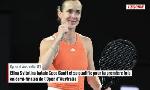 Revoir Elina svitolina balaie coco gauff et se qualifie pour la premi�re fois en demi-finales de l'open d'australie du 27 Janvier