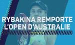 Revoir Elena rybakina remporte son deuxi�me titre du grand chelem du 31 Janvier