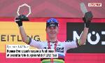 Revoir Remco evenepoel remporte le chrono et prend la t�te du g�n�ral du l'uae tour du 17 F�vrier
