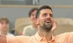Revoir 3e tour (h) : m�me �puis�, novak djokovic est un v�ritable mur en d�fense du 01 Juin