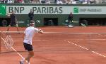Revoir 1/2 finale (h) : jakub mensik tente le lancer de raquette face � alexander zverev du 03 Juin