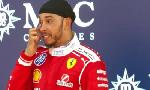 Revoir Formule 1 - grand prix de barcelone : lewis hamilton, rouge de bonheur du 14 Juin